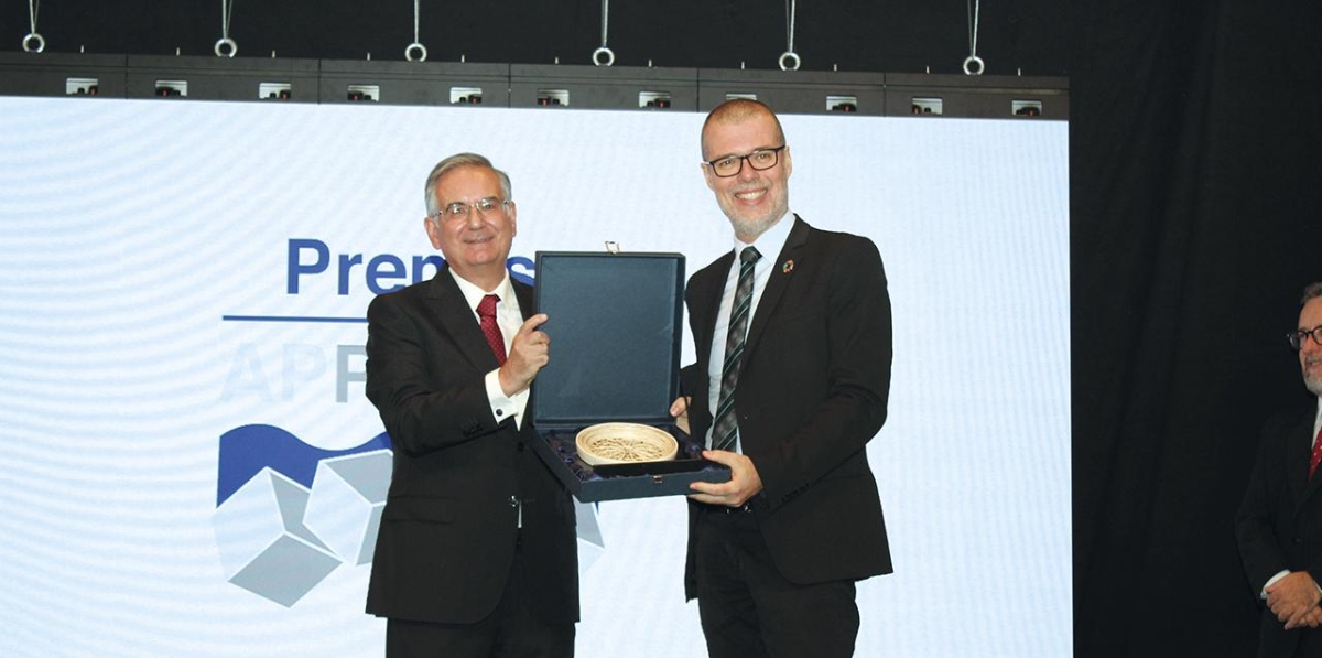 Mención especial a la profesionalidad y especial dedicación para Josep Maria Cruset i Domènech, expresidente del Port de Tarragona. Foto: JMB.