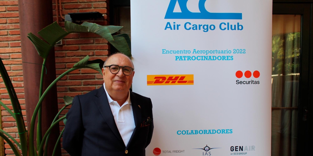 Fernando González, presidente de honor del Air Cargo Club. Foto J.C.S.