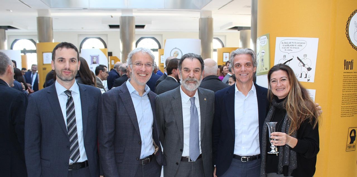 Alberto Aibar (AEAT); Dídac Salazar (AEAT); Emilio Guardiola (Colegio Agentes de Aduanas); José Oliver (Infoport) y Ana Rumbeu (Fundación Valenciaport).