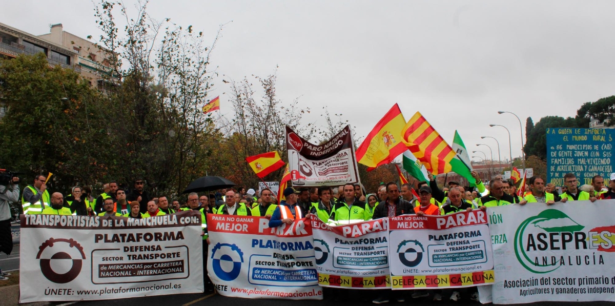 Manifestación de Plataforma en Madrid