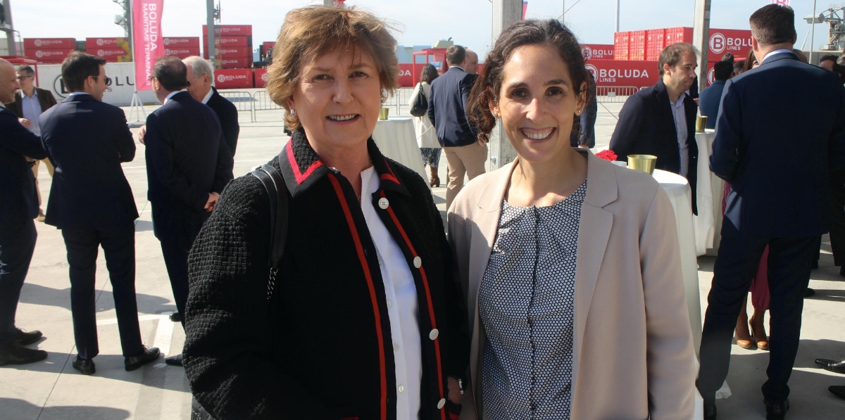 María Luisa Guibert y Carmen Echeverría, de Grupo Algeposa. Foto J.P.