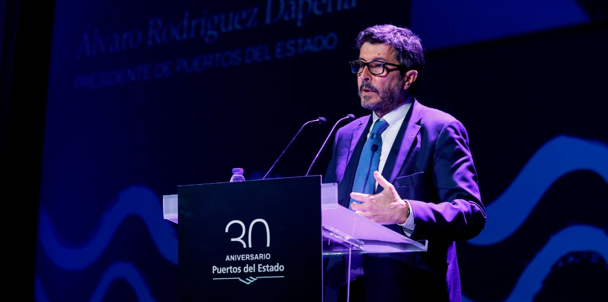 Intervención del presidente de Puertos del Estado, Álvaro Rodríguez Dapena.