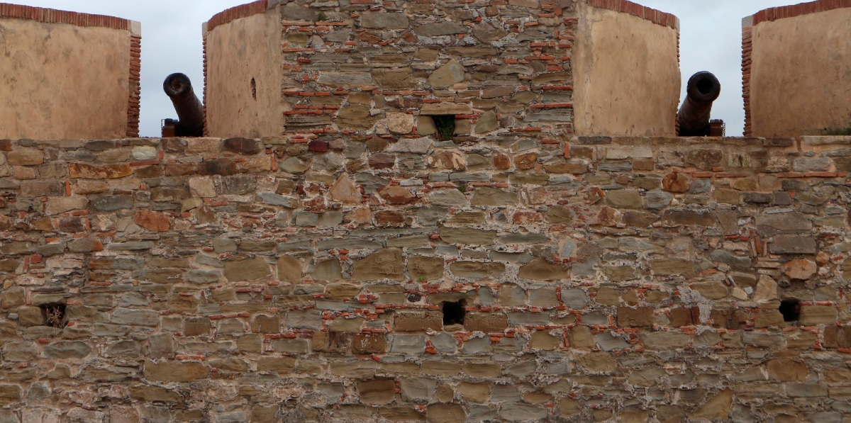 Vista exterior de la Batería de Santa Bárbara. Foto Miguel Jiménez