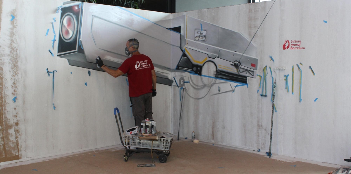 Los grafitis vuelven a BNEW. Foto A.T.