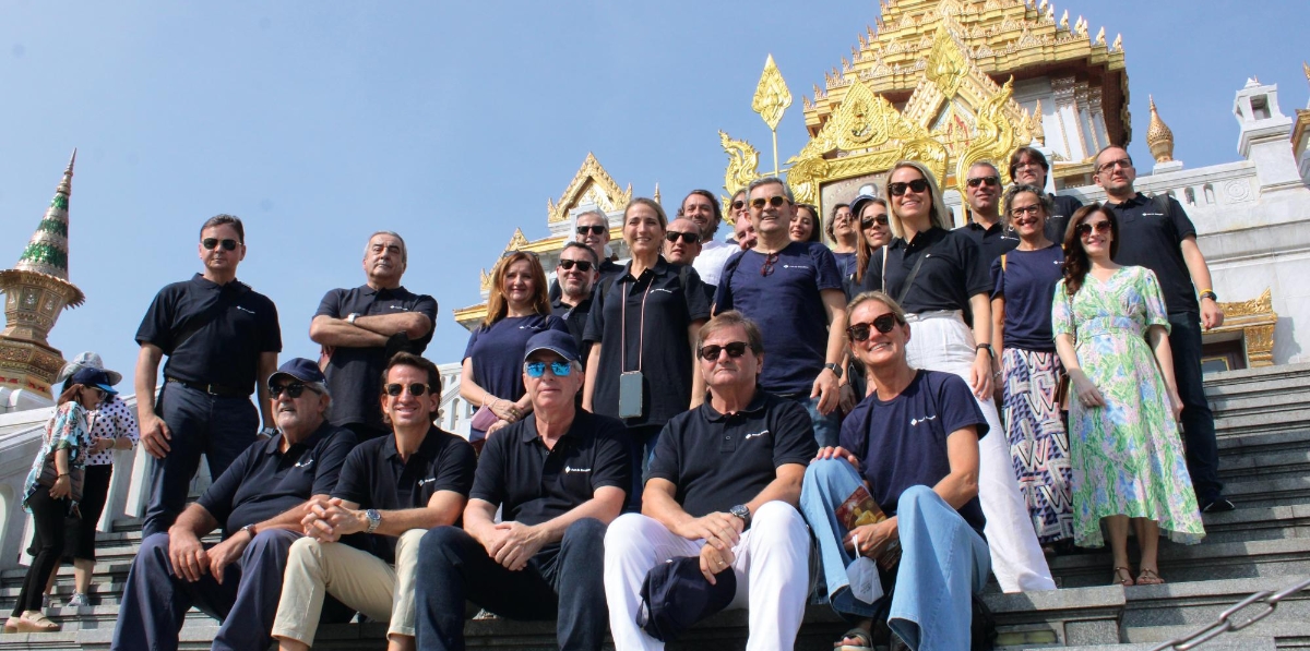 Integrantes de la Misión del Port de Barcelona ayer en Bangkok. Foto A.T.