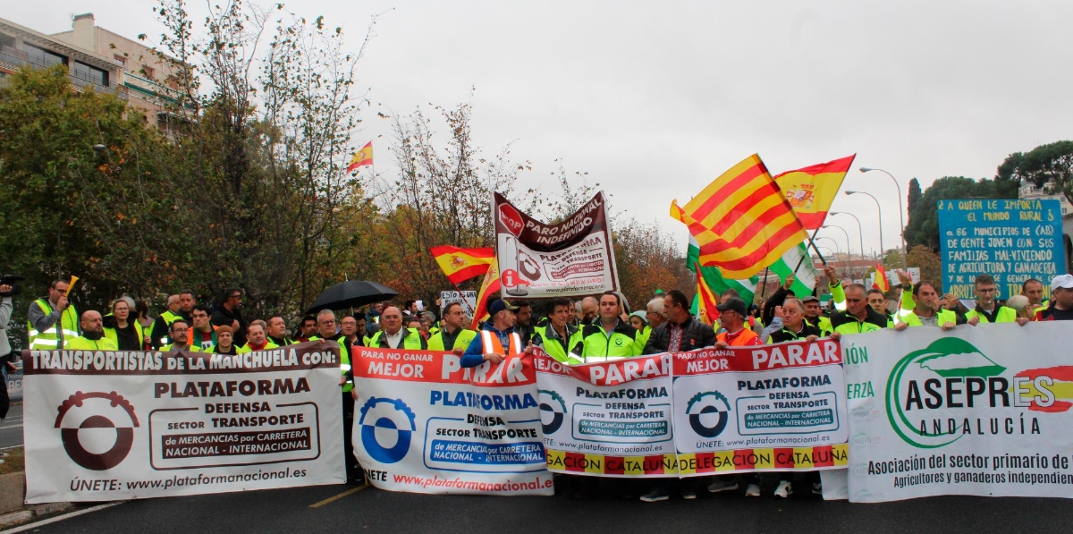 Manifestación de Plataforma en Madrid