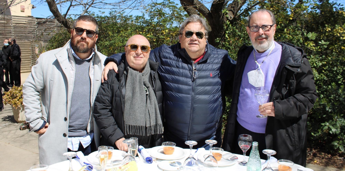 Josep Maria Moré (Embalex), Fernando Gonzalo (Air Cargo Club), Josep Maria Moré (Embalex) y David Soler (COACAB).
