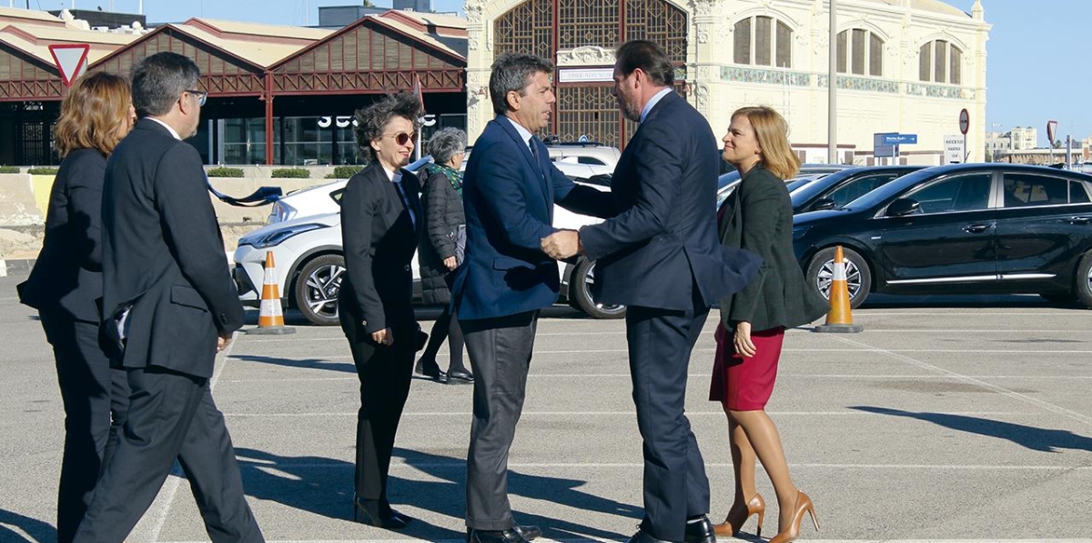 Visita de Óscar Puente al Puerto de Valencia