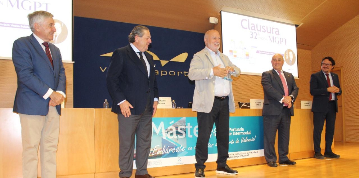 Reconocimiento a MSC España y Medlog Spain recogido por Francisco Lorente, director general de MSC España.