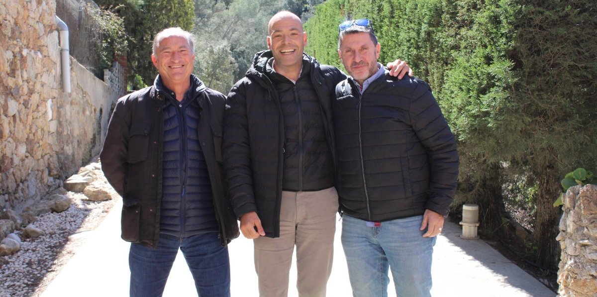 Eduardo Cerezo (AENA), Ignaci Cano (CMA_CGM) y José María Rojas (Embalex).