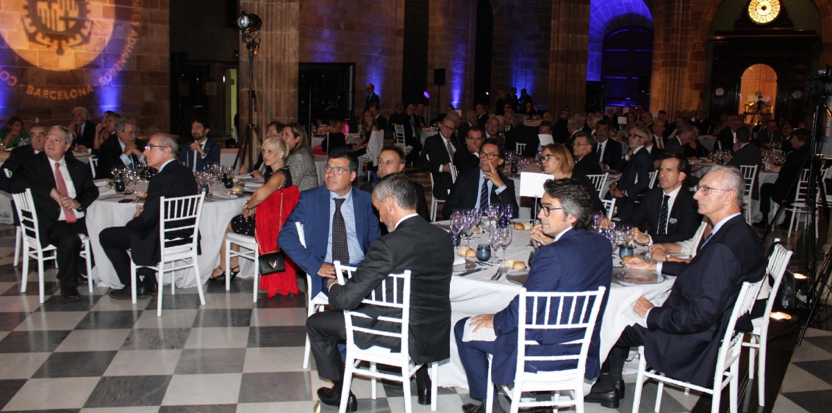 La cena de gala puso el broche final a la celebración del 125 aniversario del COACAB. Foto A.Tejera.