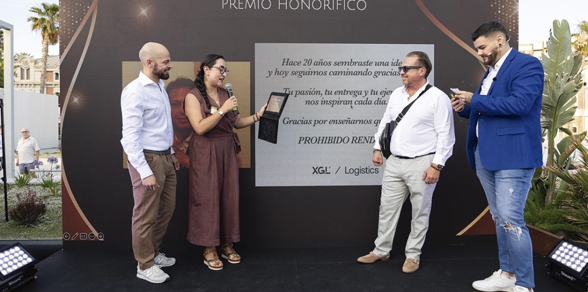 El CEO de XGL Logistics, Angelo Russo, recibió el premio Honorífico.