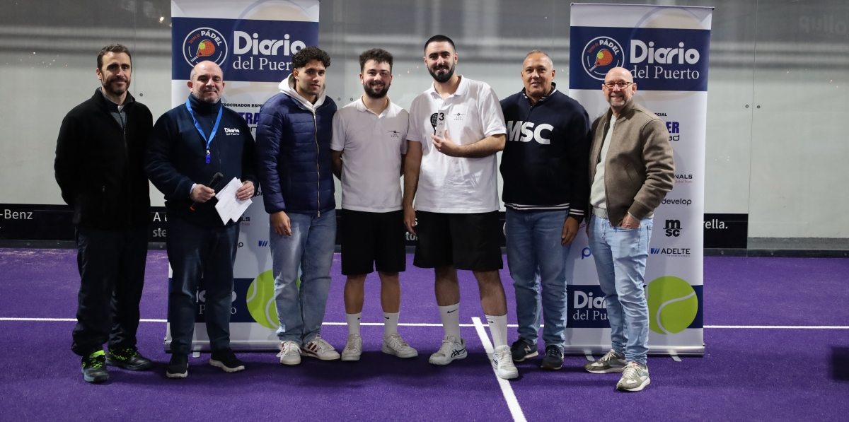 Terceros nivel intermedio: Juanjo Collado (Adelte), Fernando Vitoria (Grupo Diario), Roger Barreto (MSC), Ángel Hidalgo (IAS Handling), Daniel Lobato (IAS Handling), Rogelio Barreto (MSC), Juan Carlos Sarmentero (Grupo Diario)