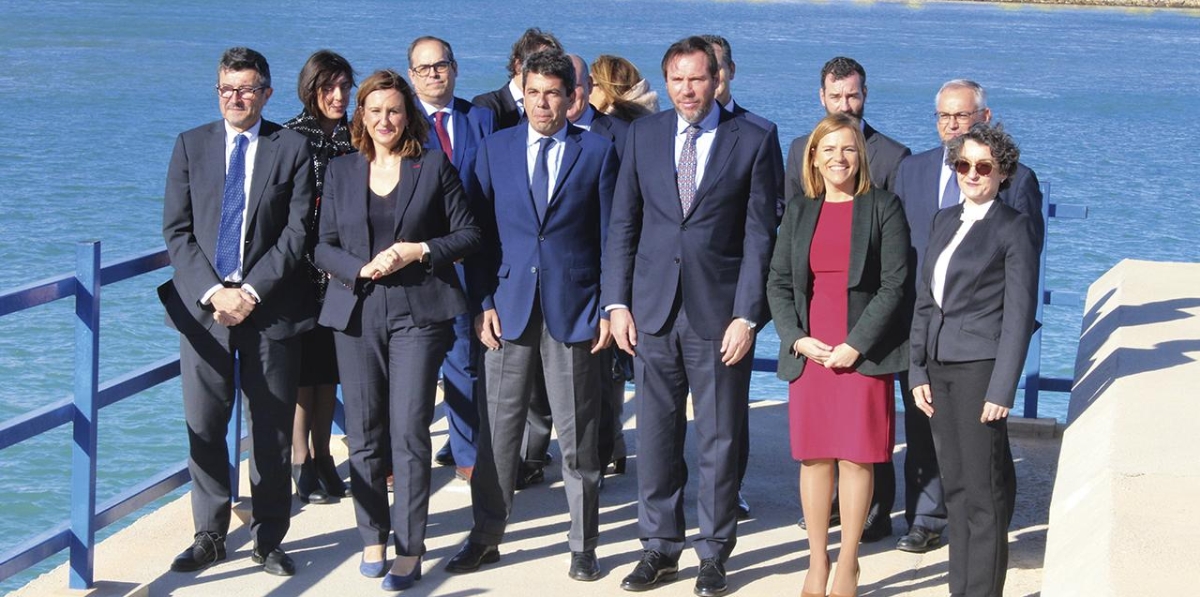 Visita de Óscar Puente al Puerto de Valencia