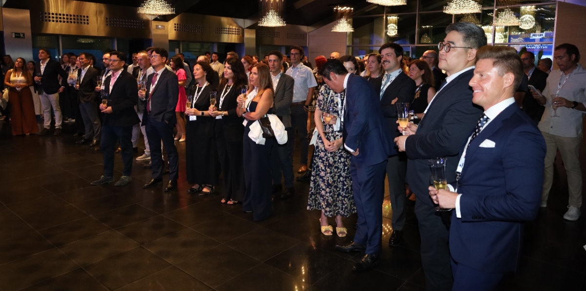 El evento contó con la presencia de representantes de HMM, Grupo Sea &amp; Ports y de las comunidades portuarias y logísticas de Valencia, Barcelona o Algeciras. Foto R. T.