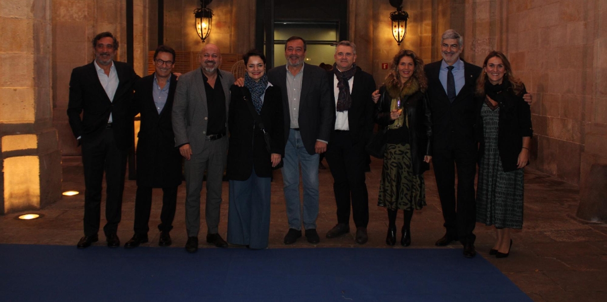 Iñigo Sagüés (SCB), Paco Núñez (Cedasa), Gabi Ortega (Click&amp;Cargo), Eva Gómez (MSC), Jose Antonio Jimeno (presidente Buti Buti), Wenceslao Vergés (Sparber), Helena Guardiola (Guardiola Lawyers), Paco Prado (Grupo Diario) e Irene Guardiola (Guardiola Lawyers). Foto A.Tejera.