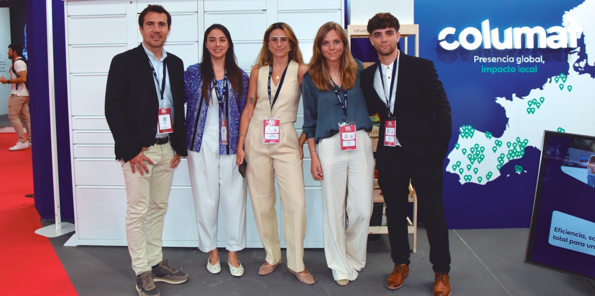 De izquierda a derecha, Albert Bladas, Sandra López, Carmen Velasco, Georgina Coll y Arnau Miñarro. Foto M.C.