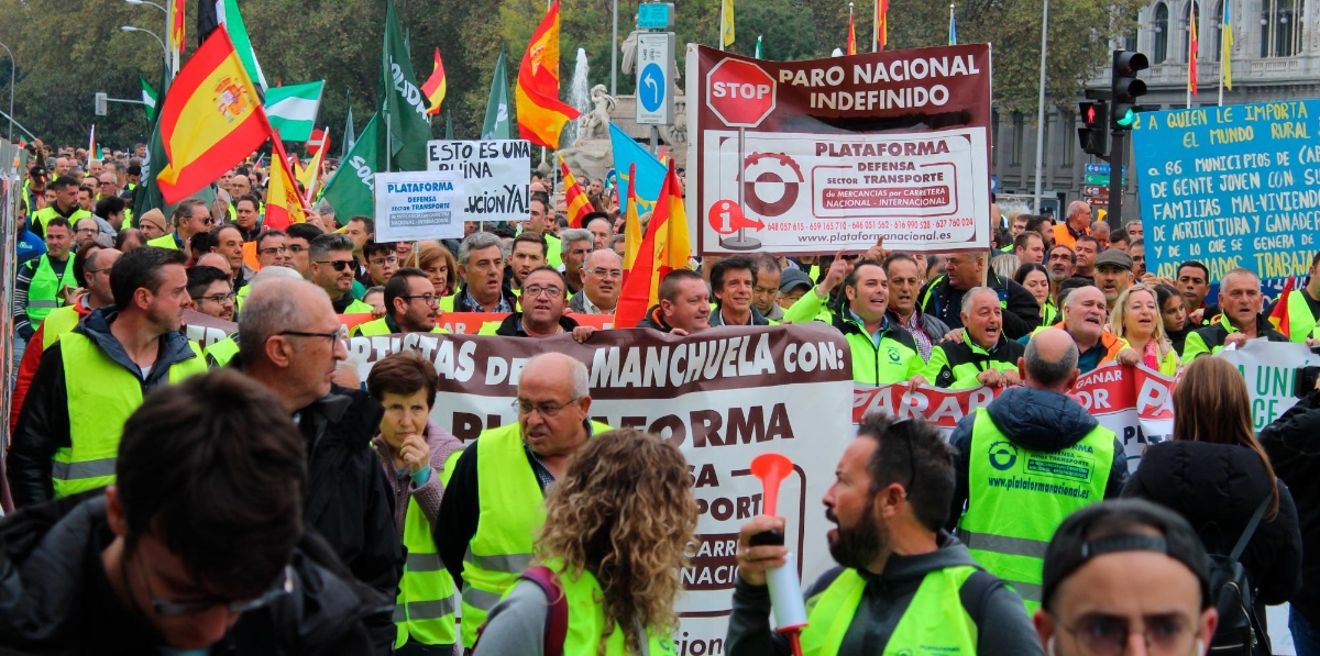 Manifestación de Plataforma en Madrid