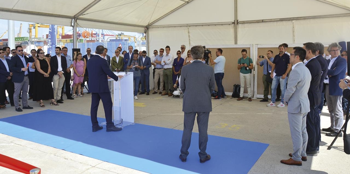 Inauguración servicio ferroviario Valencia-Portugal de CSP Spain