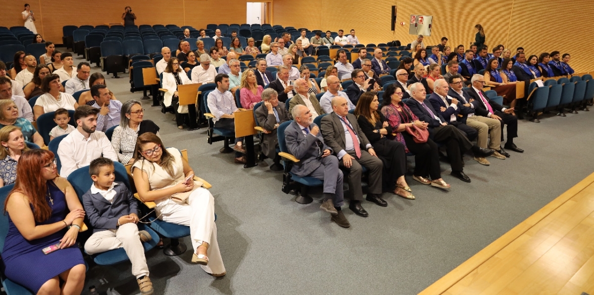 Asistentes al acto de clausura del XXXIII Máster en Gestión Portuaria y Transporte Intermodal. Foto R. T.