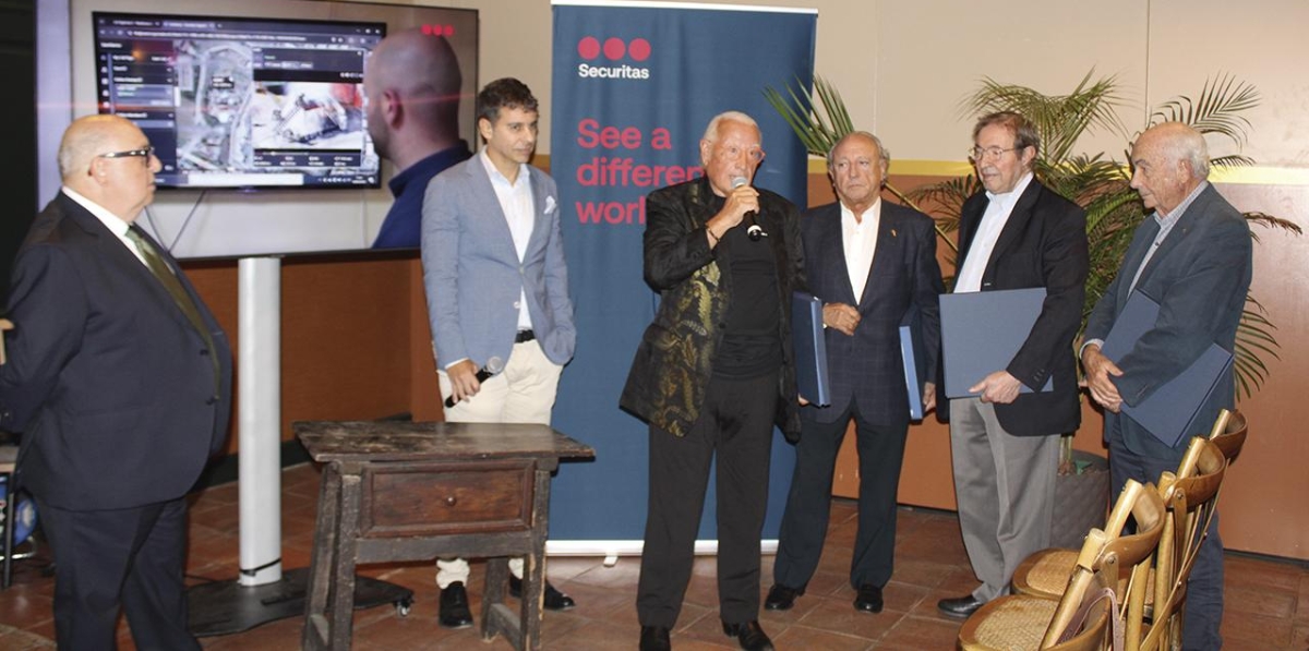 Fernando Gonzalo, expresidente de Air Cargo Club; Ricardo Bagen, presidente de Air Cargo Club; Luis Miguel Sala, Ibercondor; José Manuel Fernández, Ramírez Hermanos; Avelino Torrado, Iberia Cargo; y Jesús Revilla, Bofill &amp; Arnán. Foto J.C.S.