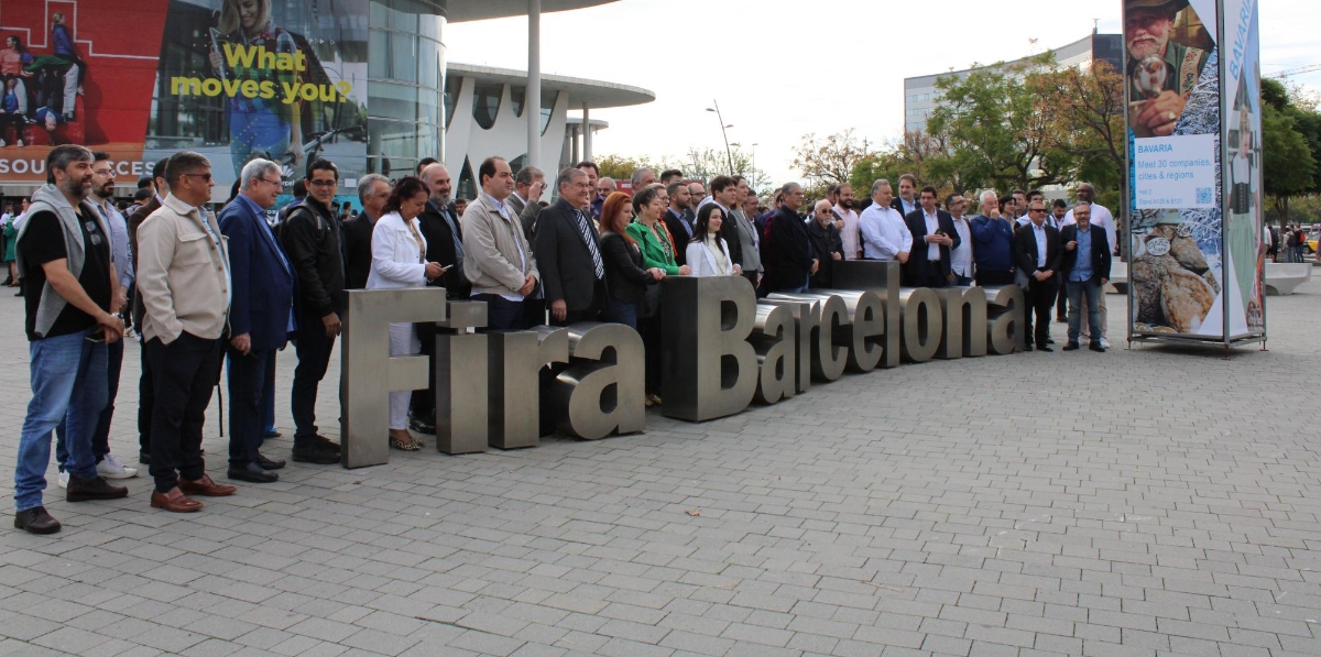 Entrada de Fira Barcelona Foto A.Tejera.