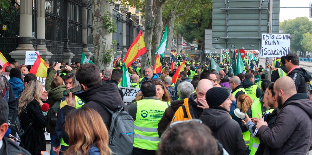 Manifestación de Plataforma en Madrid