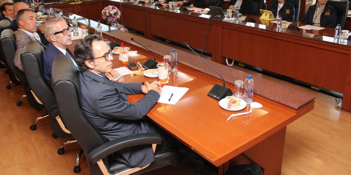 Recepción oficial en la Port Authority of Thailand. Foto A.Tejera.