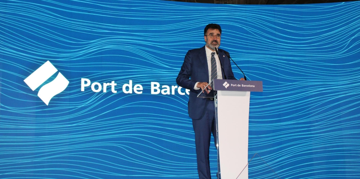 Lluís Salvadó, presidente del Port de Barcelona. Foto A.Tejera.