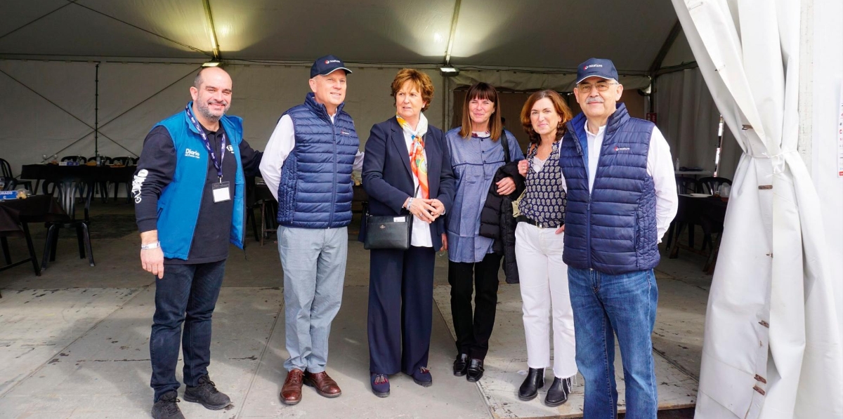 Fernando Vitoria, Máximo Buch, Maria Luisa Guibert, Arantxa Giner, Marta Villalonga y Antonio Campoy