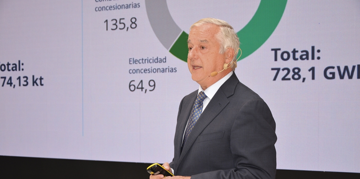 Federico Torres, jefe de Transición Energética de la APV, explicó las diferentes acciones del plan. Foto J.C.P.