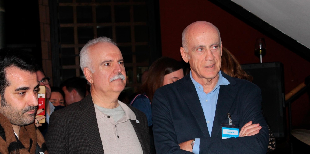 Jordi Piqué (Air Europa Cargo) junto a Javier Arán (Foro MADCargo).