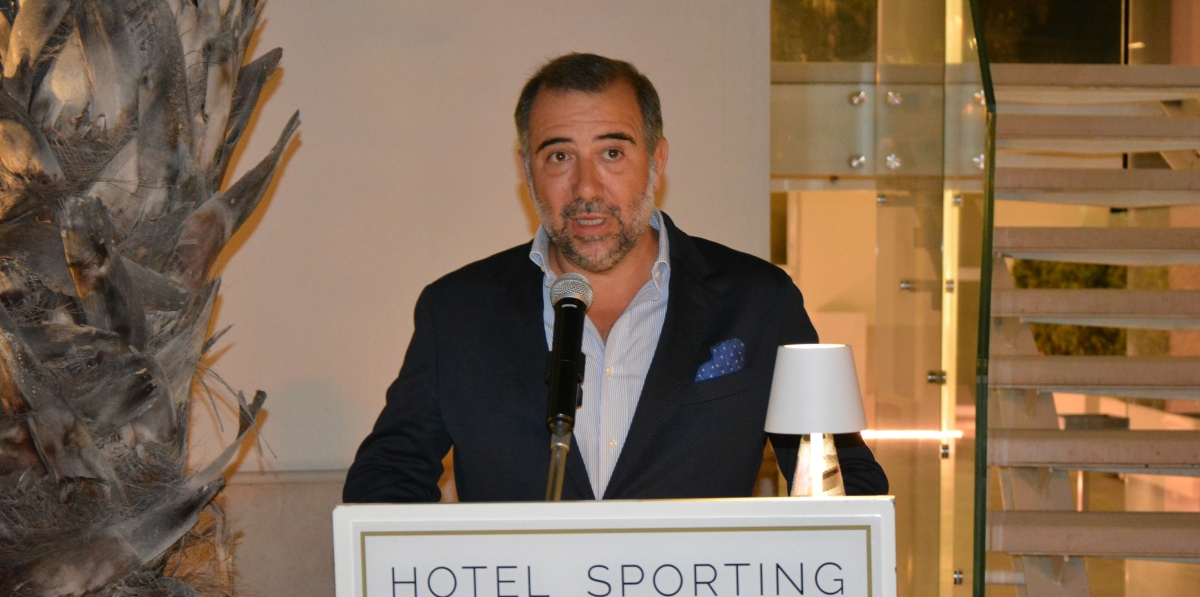 Javier Herrera, presidente del Propeller Club de Castellón. Foto J.C.P.