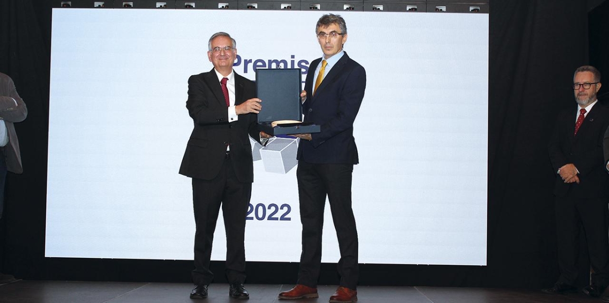 El premio a la Calidad y Sostenibilidad se le concedió a TIM, S. L. (Grupo SAMCA). Recibió el premio Gregorio Alcoma (a la derecha) Foto: JMB.