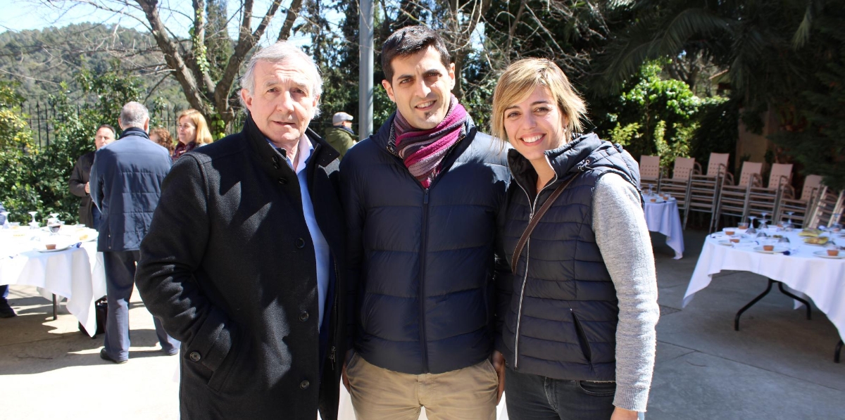 Raoul Vega, Álex Hernández y Cristina Clofent (Wallenius).
