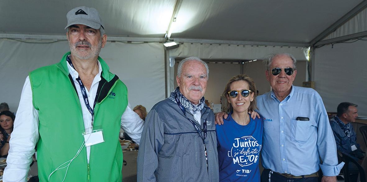 Paco Prado, Luis Rosa, Blanca Romeu y Quico Romeu