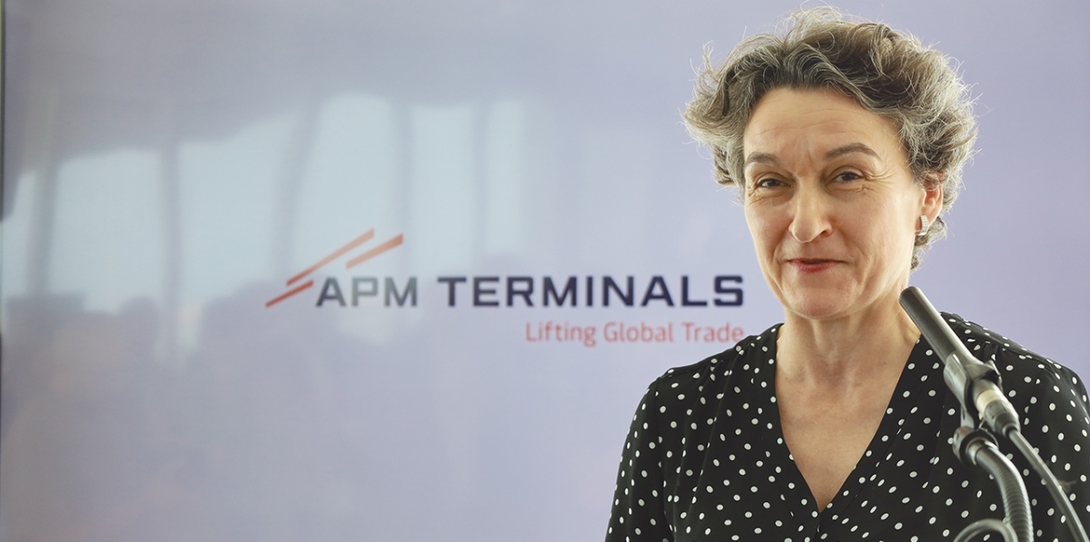 Mar Chao, presidenta de la Autoridad Portuaria de Valencia. Foto J.C.P.