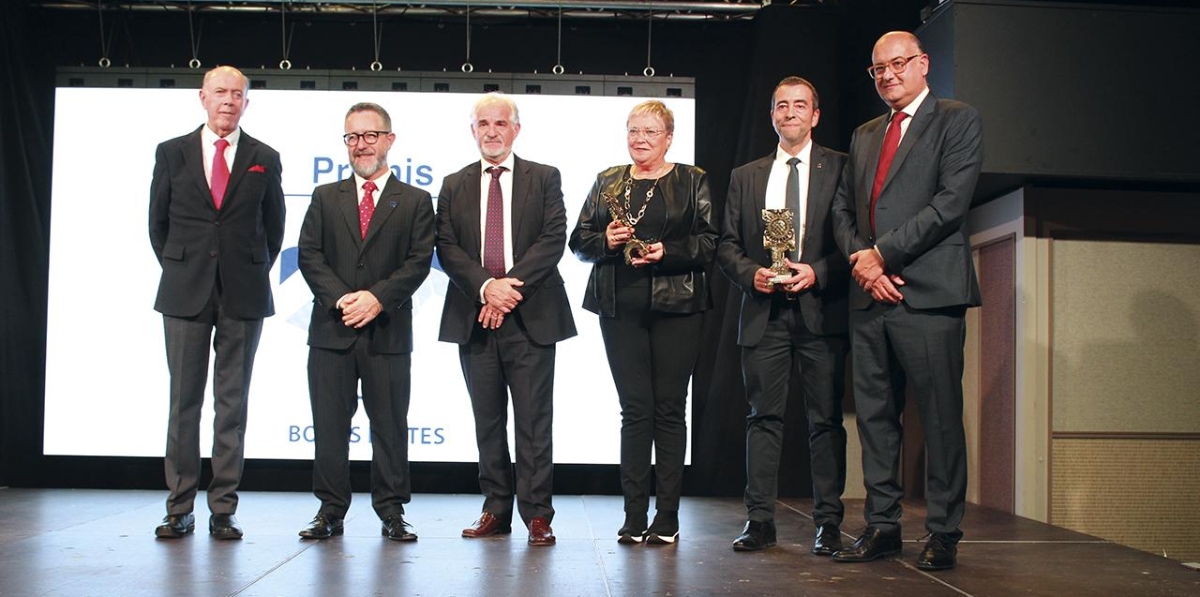 Premiados por el Colegio de Agentes de Aduanas de Tarragona. Foto: JMB.