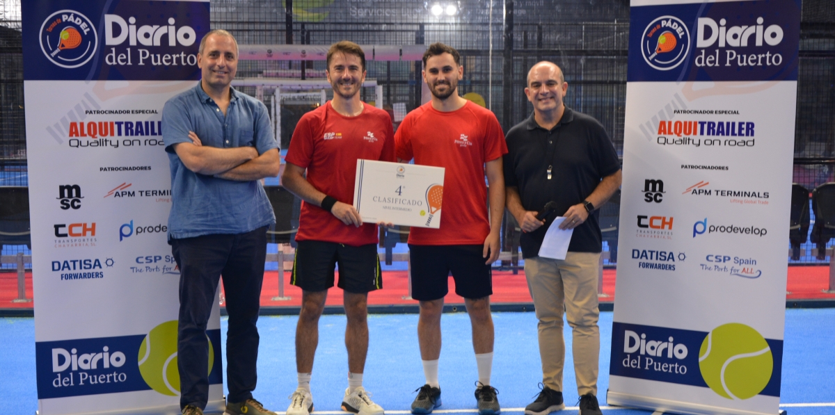 Pérez y Cía., cuarto clasificado en el nivel medio junto a Juan Ortí y Fernando Vitoria. Foto J.C.P.