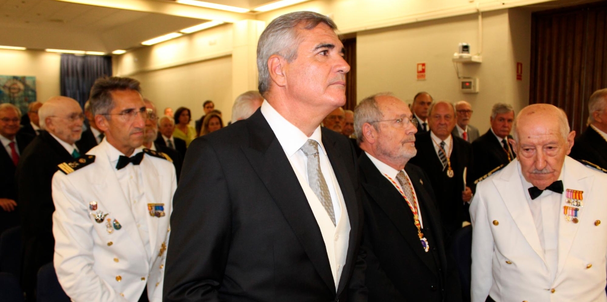 Adolfo Utor, tras su entrada en el Auditorio.