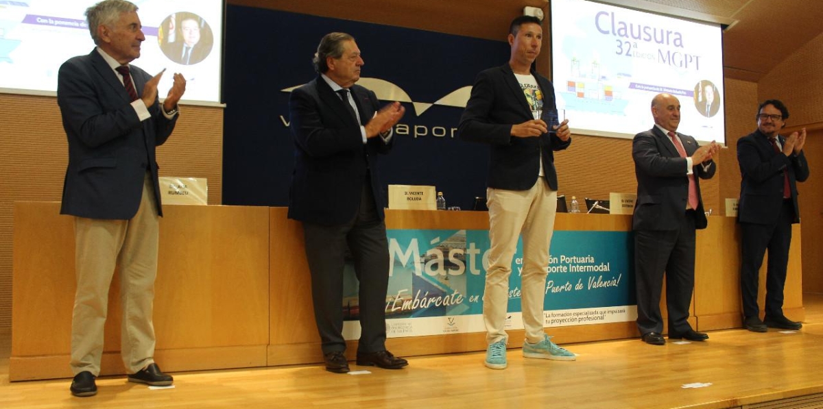 Reconocimiento a Maersk Spain, recogido por José María Picazo, director comercial.