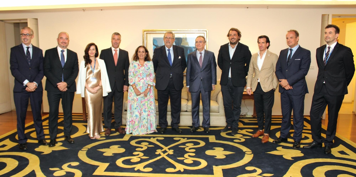 La delegación catalana participó en la recepción oficial de la embajada española en Tailandia. Foto A.T.