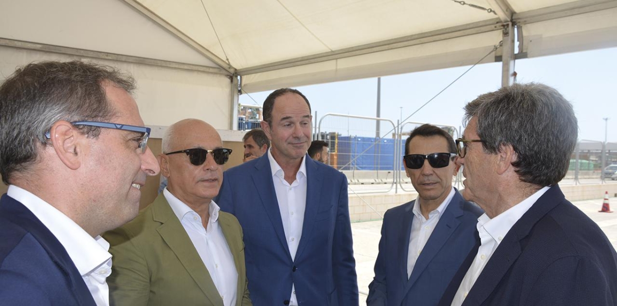 Juan Ortí, Javier Cubas, Gustavo Ferrer, Elías García y Aurelio Martínez. Foto: Raúl Tárrega.