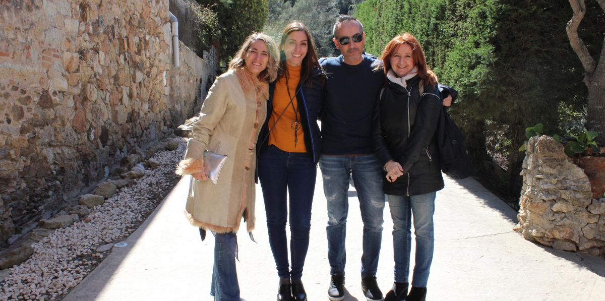 Núria Burguera, Núria López, Joan Pere Gómez y Elena Garcia (Port de Barcelona).