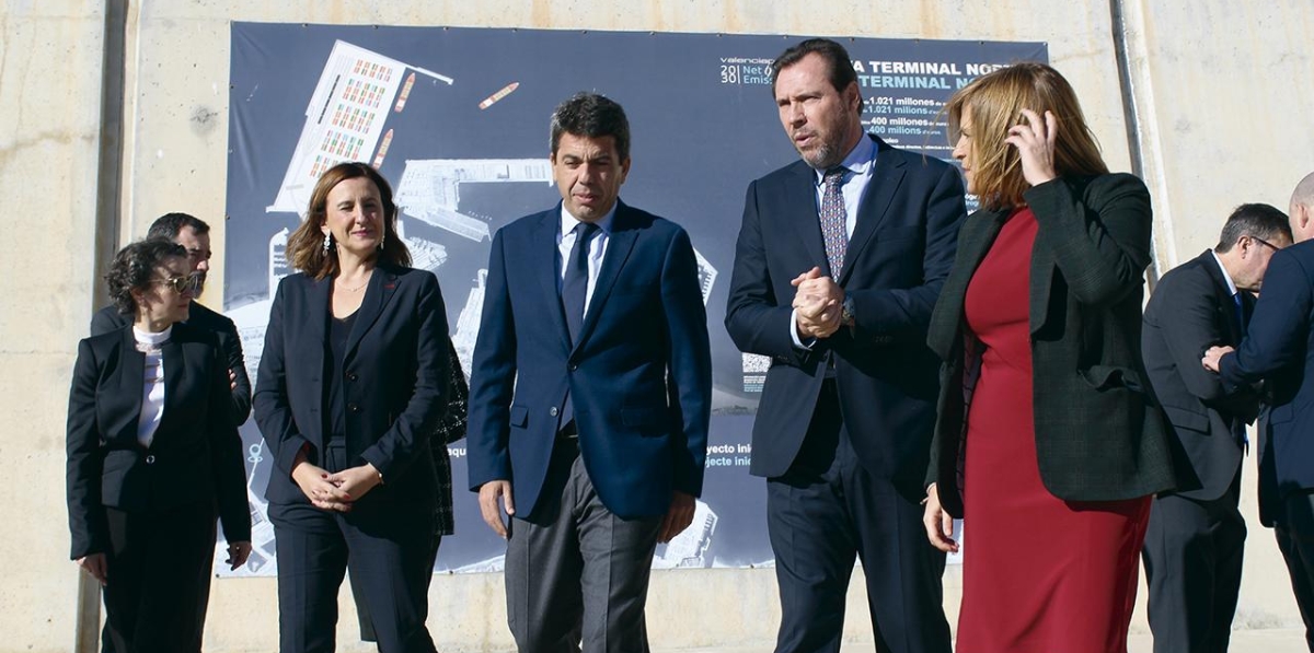 Visita de Óscar Puente al Puerto de Valencia