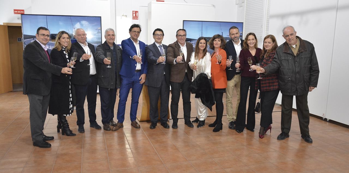 Brindis de Navidad de la comunidad portuaria de Castellón