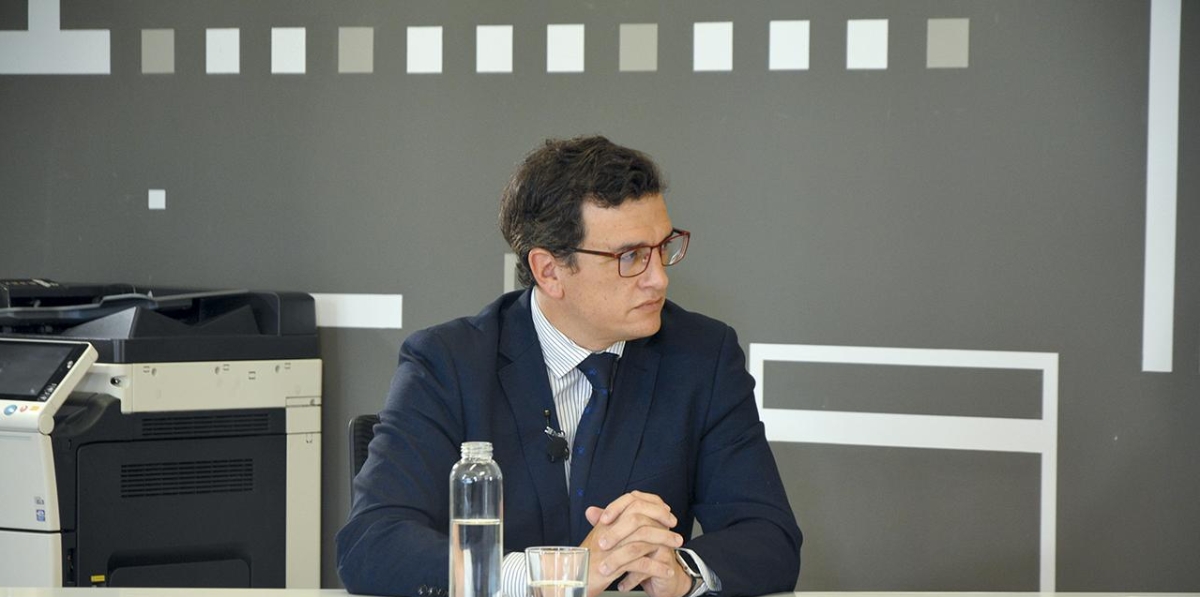 José María Gómez, director de la Autoridad Portuaria de Castellón. Foto: Raúl Molina.