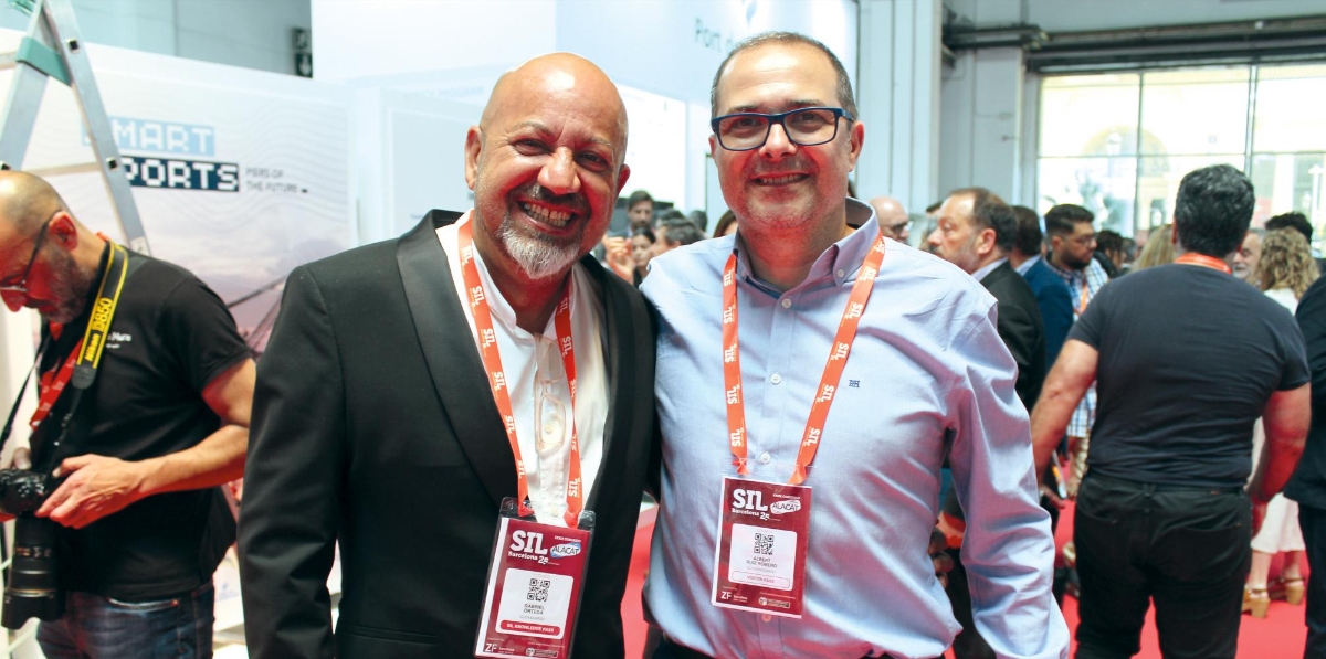Gabi Ortega y Albert Ruiz de Click and Cargo. Foto: JCS.