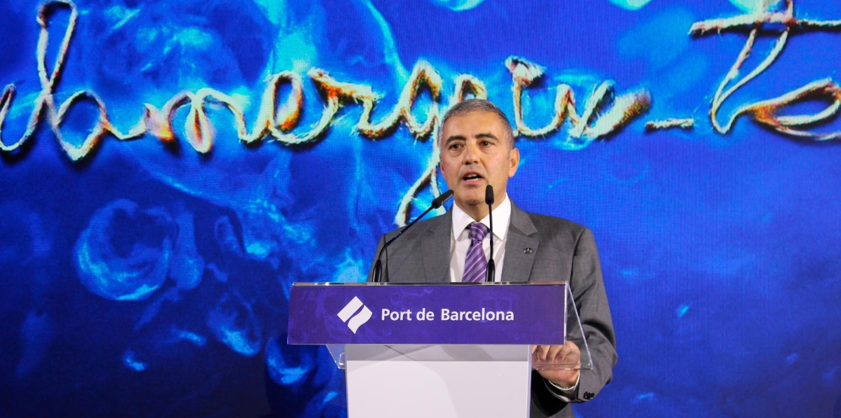 Salvador Richart, presidente de la Asociación de Agentes Consignatarios de Buques de Barcelona. Foto J.P.M.