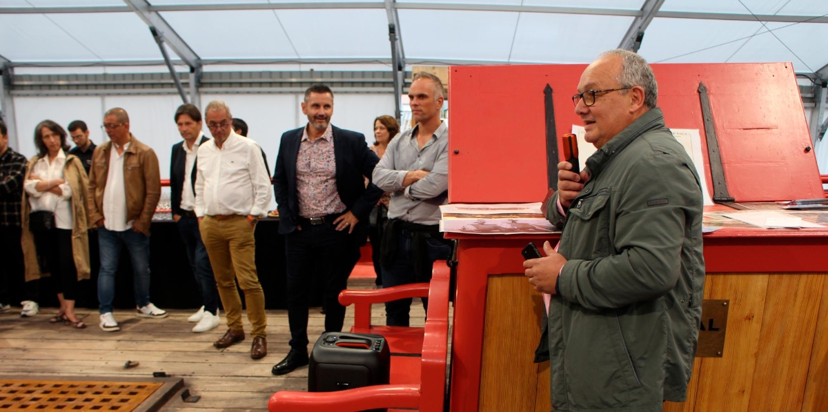 EL presidente del CLIPER, Stephane Hubert, repasó los diez años de la entidad en sus palabras de bienvenida. Foto J.P.
